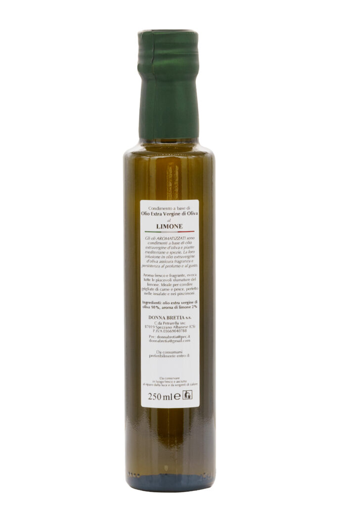 Olio Extra Vergine di Oliva Aromatizzato al Limone - immagine 2