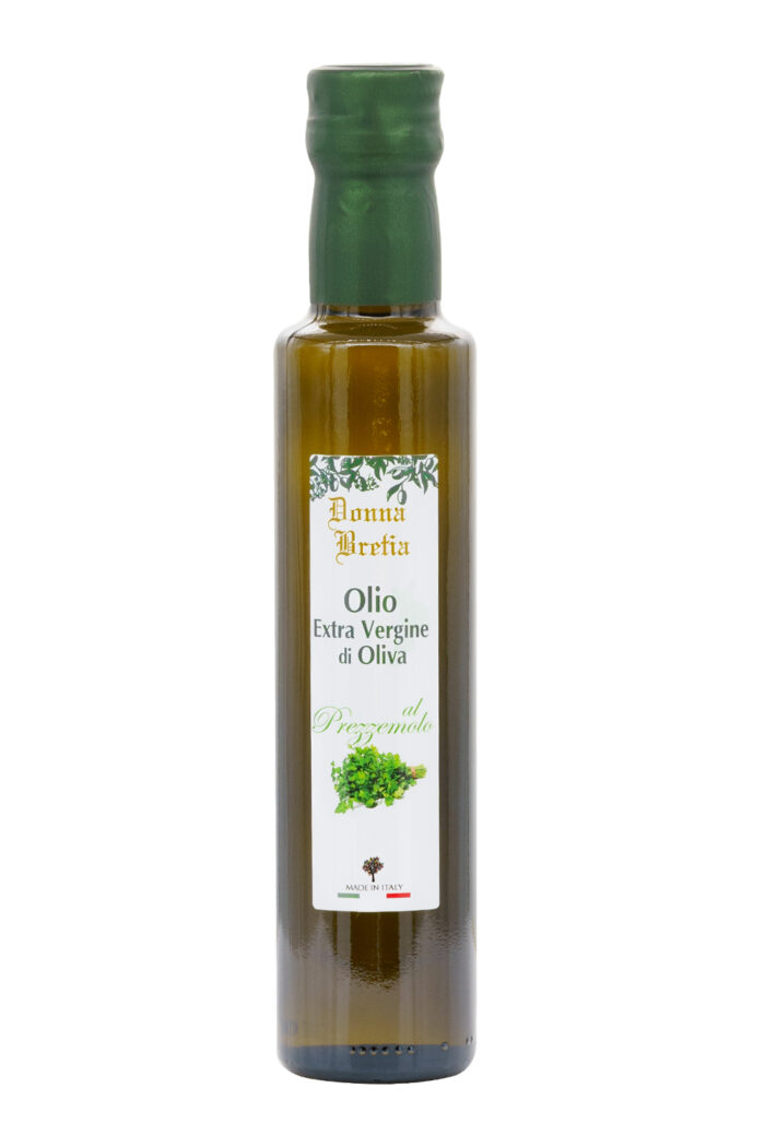 Olio Extra Vergine di Oliva Aromatizzato al Prezzemolo