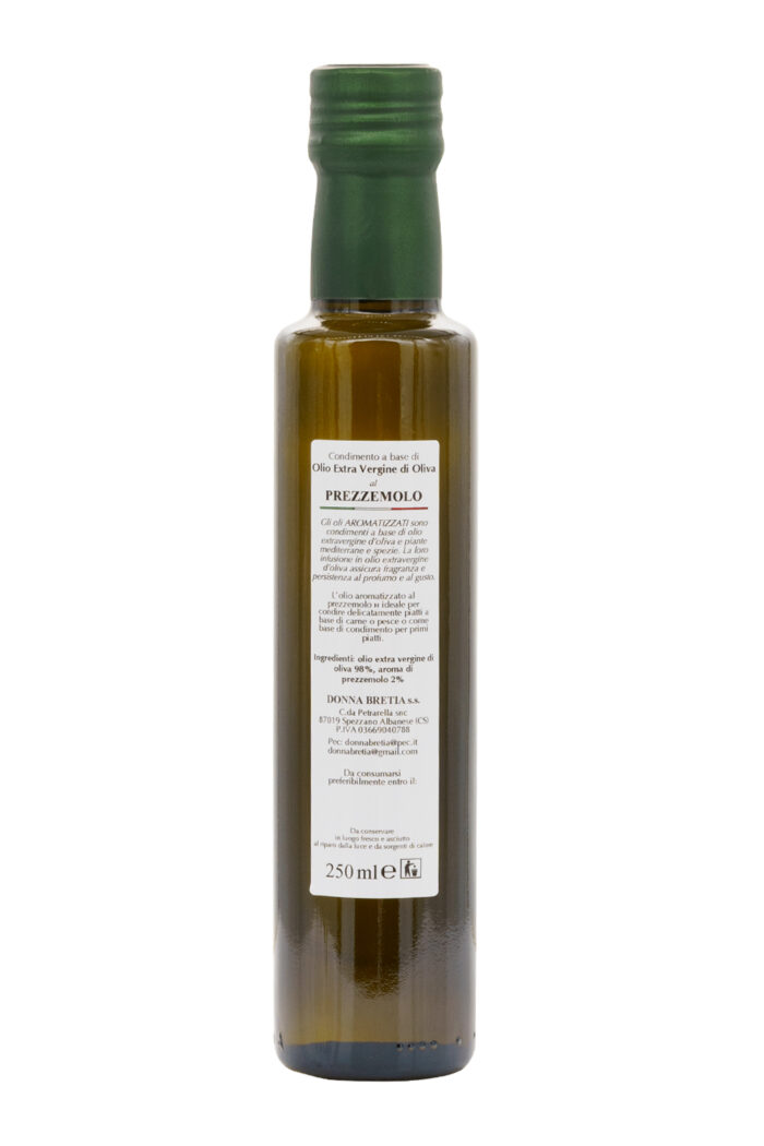 Olio Extra Vergine di Oliva Aromatizzato al Prezzemolo - immagine 2