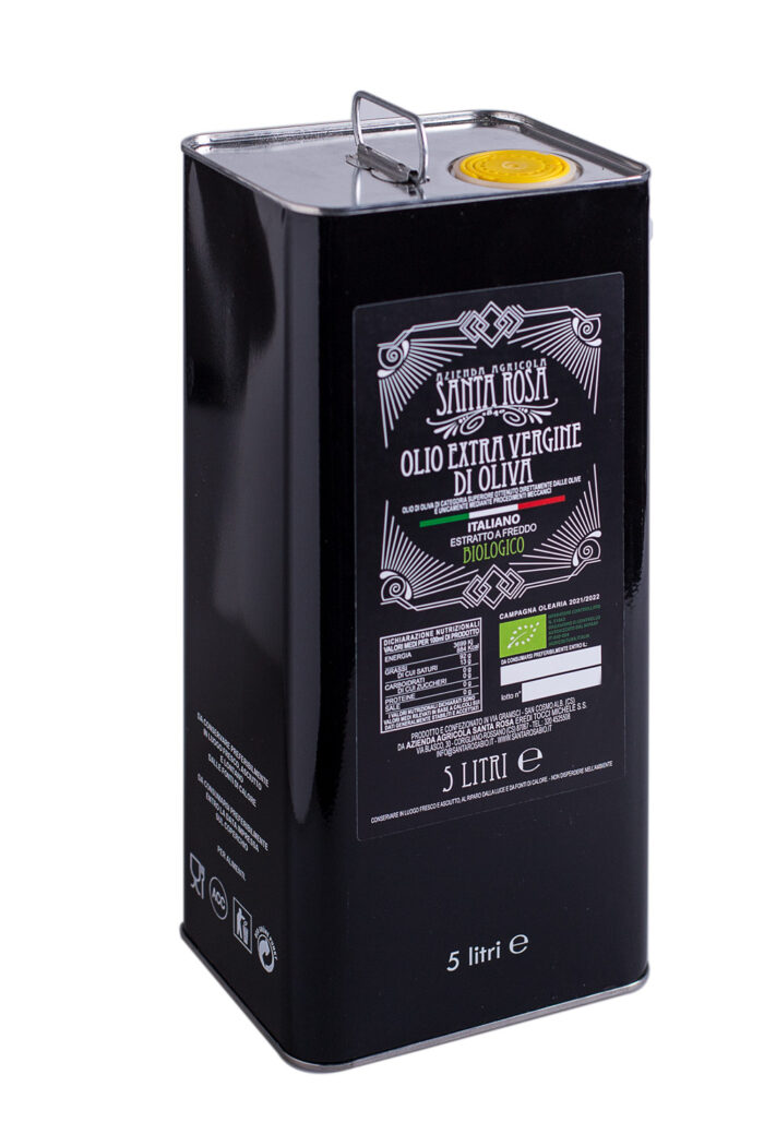 Olio Santa Rosa Bio  Lattina 5 Litri
